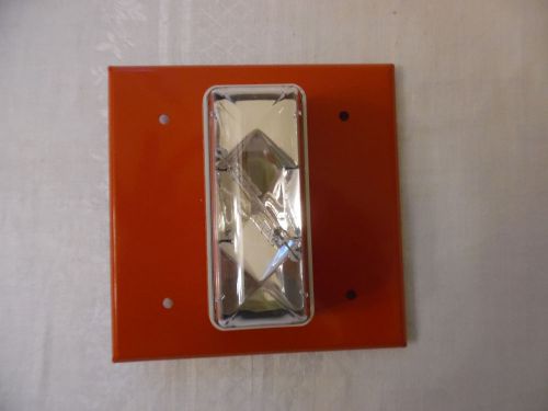 Edwards Red Fire Alarm Strobe 405-7A-T Indoor Outdoor  15/75 CD