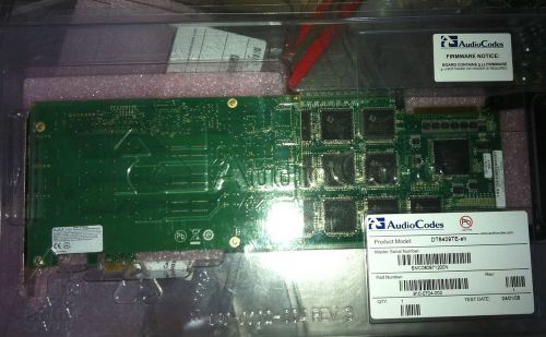 AudioCodes DT6409TE-EH PCIe Dual Span Terminate E1/T1 ROD Card P/N 910-0704-002