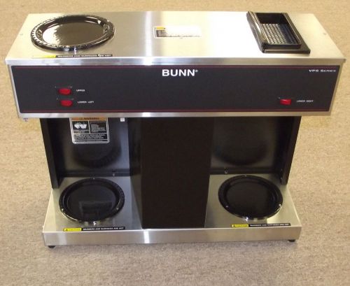 Bunn VPS 12 Cup Pourover Coffee Brewer Maker with 3 Warmers 120V Commercial