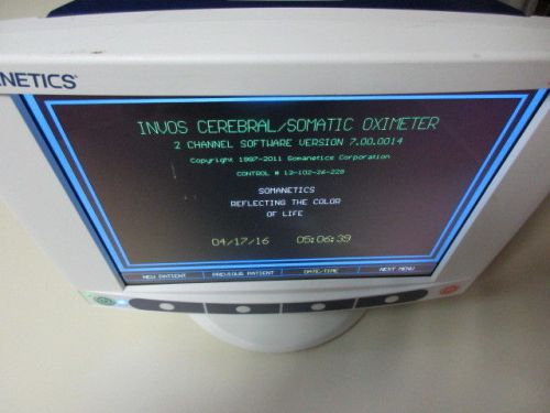 Somanetics Invos 5100C Cerebral/Somatic Patient Monitor