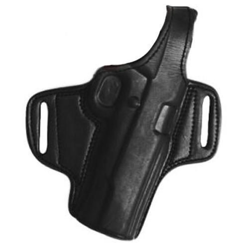 Tagua BH1-300 1.75&#034; Leather RH Black Thumb Break Belt Holster For Glock 17/22