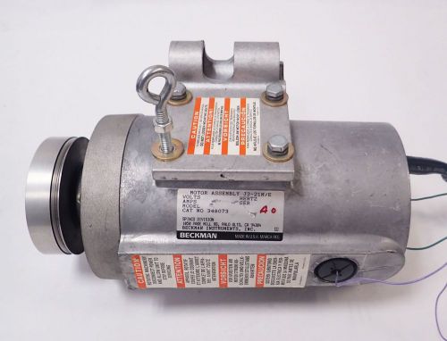BECKMAN J2-21M/E MOTOR ASSEMBLY, REMOVED FROM WORKING J2-21 CENTRIFUGE