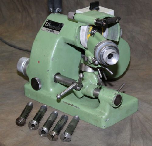 Deckel SO TOOL &amp; CUTTER GRINDER, bench model, 1/115 volts, with collets, beauty
