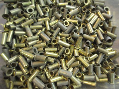 100s&#039; of brass 1/2&#034; long grommet tube rivets - hollow /    fa 53 for sale