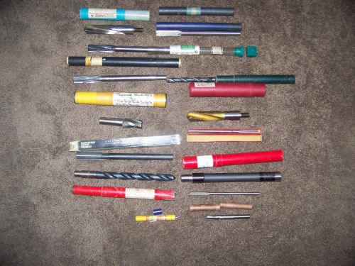 Milling reamer drill flute lot of 14/ multi tool holder national clevaland for sale