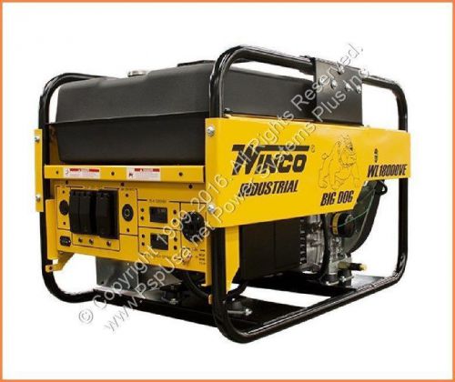 Winco Industrial Series WL18000VE Portable Generator 18000 Watt Gas 120V 240V
