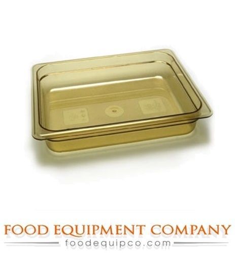Cambro 22HP150 H-Pan™ 1/2-size 2-1/2&#034;D amber  - Case of 6