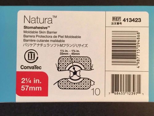 Natura Mold Stomahesive Barrier with Flex Collar, 2 1/4&#034; Part No. 413423 Qty : 1