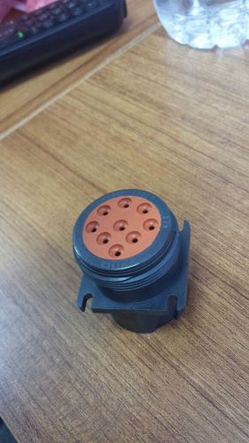 2x DEUTSCH HD10-9-1939P Automotive Connectors SZ 16 SQ FLNG RECEP CONNECTOR 9POS