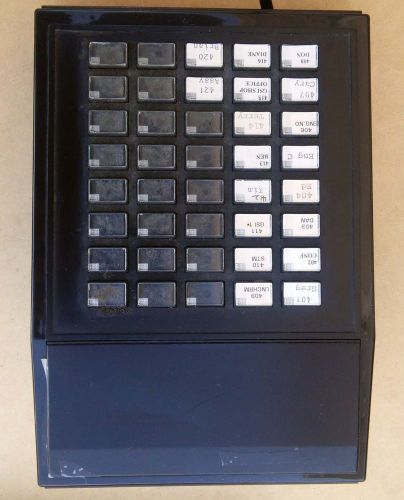 Tadiran Coral PEM - 440644612 Black 40 Button Programmable Expansion Module