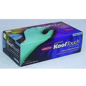 Uniglove kooltouch nitrile blue powder free gloves - small - pack of 100 for sale