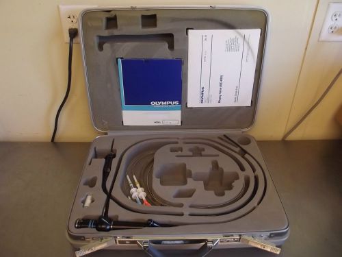 Olympus BF 20D Flexible Fiber Optic Bronchoscope w/Acc&#039;s in OEM Case-Parts-m1131