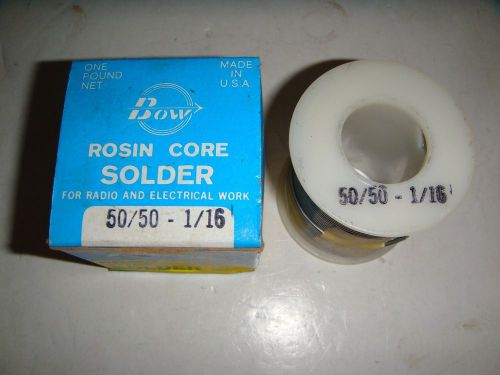 BOW ROSIN CORE SOLDER 50/50 1/16 DIA 1LB ROLL