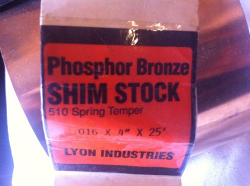 NEW! 510 Spring Temper Bronze shim shock