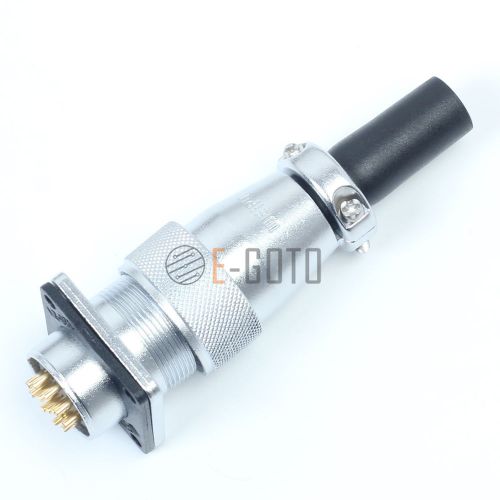 1Set WS20 12Pin 20mm Panel Mount Metal Aviation Connector Threaded Coupling