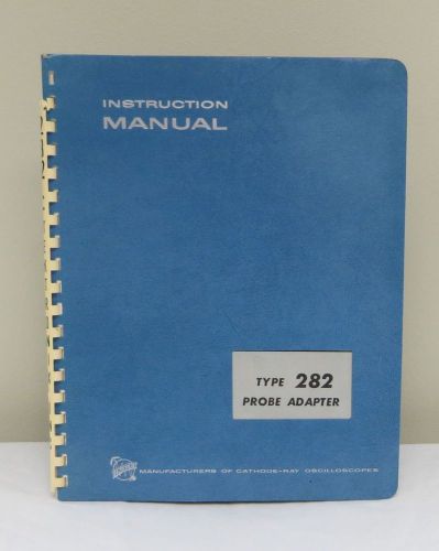 Tektronix Type 282 Probe Adapter Instruction Manual