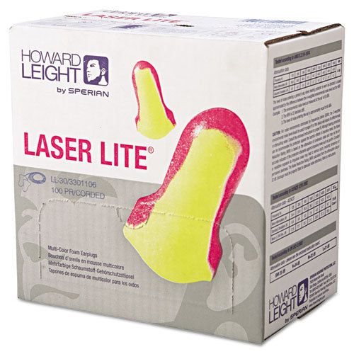 Brand New Unopened !! Howard Leight Laser Lite LL-30 Ear Plugs Corded 100Pair/BX