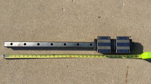 THK HSR35 Linear Rail and 2 Blocks Aprox. Length 31 inches