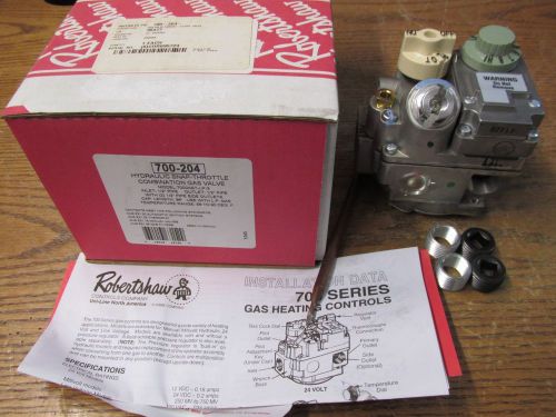 NEW NOS Robertshaw 700-204 7000AST-LP-3 Hydraulic Snap Throttle Combo Gas Valve