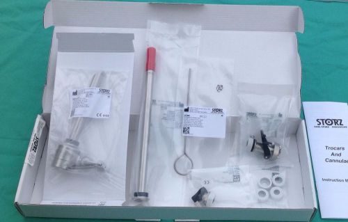 Karl Storz 30107LP Cannula and Trocar Set, multifunction valve, New