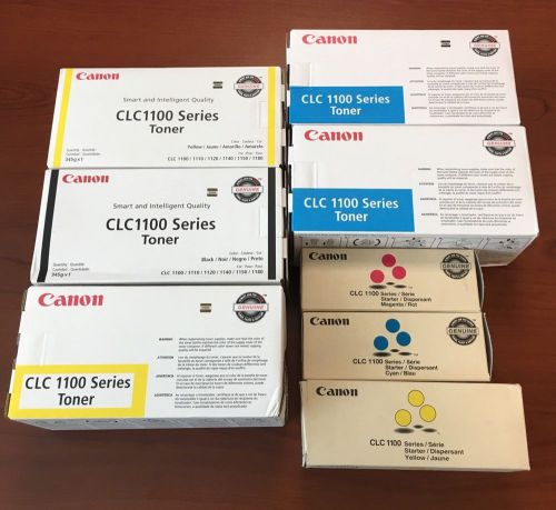 Lot Of CLC 1100 Toners And Starters