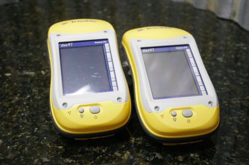 Lot of 2 trimble geoxt handheld data collectors sold for parts repair free s&amp;h for sale
