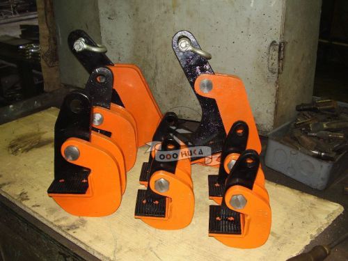 horizontal plate lifting clamp  4 TONS JAW OPENING 0-45MM