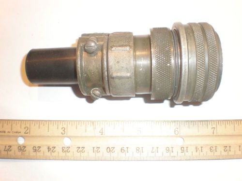 Used - ms3106a 28-12p (sr) with bushing - 26 pin plug for sale