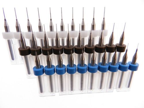 30pc .2mm .3mm .4mm micro drill bit kit modeling watch repair more.. for sale