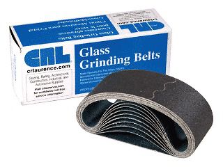 CRL 3&#034; x 24&#034; 150X Grit Glass Grinding Belts for Portable Sanders - 10 Per Box