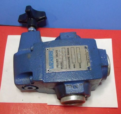 Vickers Relief Valve Model CS 06 B 50 Min 125 Max 1000psi