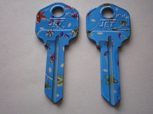 Kw1 kwikset key blanks / two painted / free shipping for sale