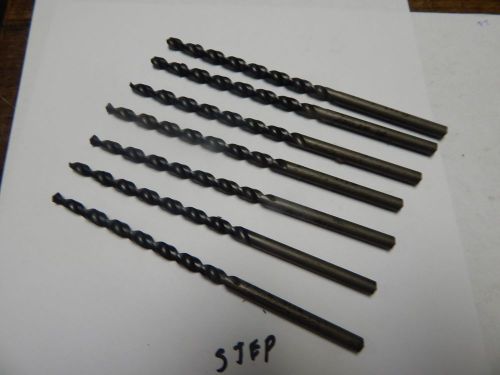 .2031 &#034; x .246&#034; Step Twist Drill Bits lot of 7 Pcs