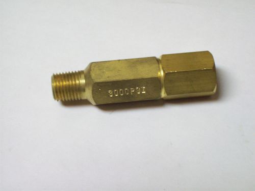 1/4&#034; inline check valve 3000 mxf npt brass  spring loaded new &lt;12er81 for sale