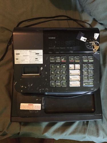 Casio Electronic Cash Register PCR-272 Works!! With Two Keys