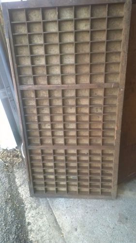 Letterpress type drawer full size, Triple cap drawer