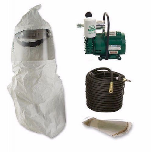 Bullard edp10 free air pump, hood, lens covers, &amp; 100&#039; air hose cc20sys for sale