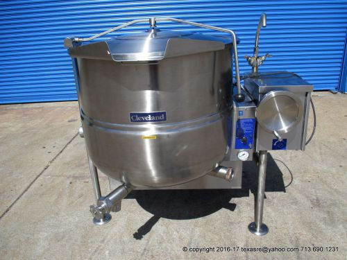 Cleveland KGL-60-T Tilting Steam Jacketed 60 Gallons Gas Kettle