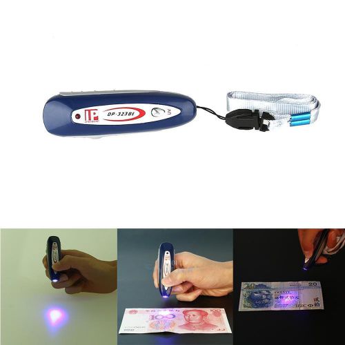 Mini 2 in 1 Worldwide UV Currency Money Detector Counterfeit Checker Ultraviolet