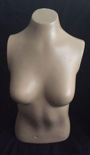 FEMALE HALF BODY PLASTIC MANNEQUIN FORM- USED