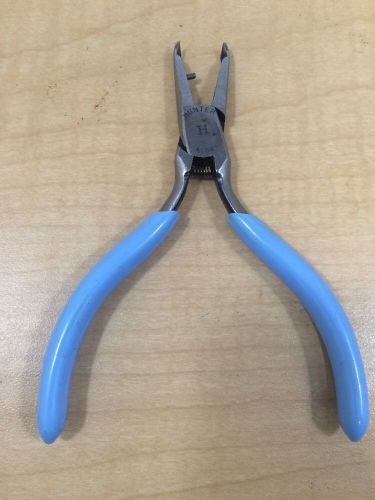 Hunter A90ms 4 3/4&#034; Bent  Nose Tip Small Cutting Pliers NOS