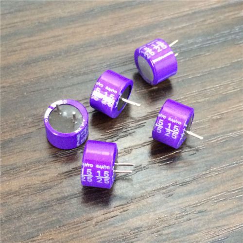 20pcs 25V 15uF 25V SANYO OS-CON SA Series 8x5mm Low ESR Solid Capacitor