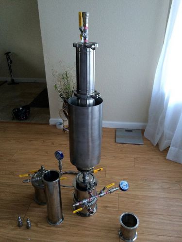 Sweet Leaf extraction system with 1.9 cuft Across International Vacuum  Vac oven