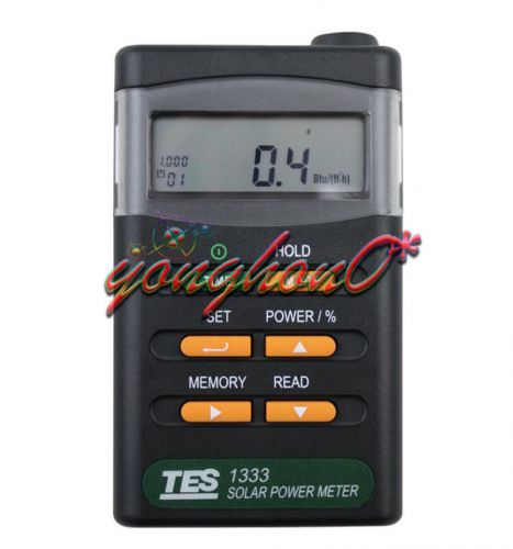 Solar Power Meter TES-1333 Digital Radiation Detector Solar Cell Energy Tester
