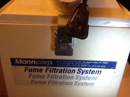 Manncorp Fume Filtration System and hose. Works.