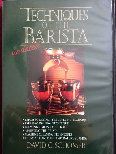 Techniques Of The Barista DVD David C. Schomer