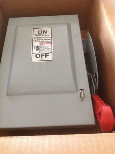 SIEMENS HNF261 30 AMPS HEAVY DUTY SAFETY SWITCH *NEW*