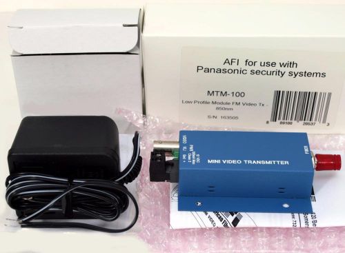 AFI American Fibertek MTM-100 Mini Video Transmitter - NEW