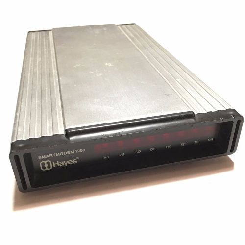 HAYES 6802US 1200 SMARTMODEM EXTERNAL MODEM - NO POWER ADAPTER 6802US