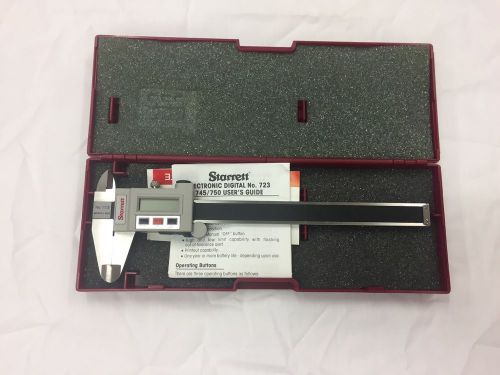 starrett electronic caliper 723-6/150mm 6&#034;digital calipers Great condition